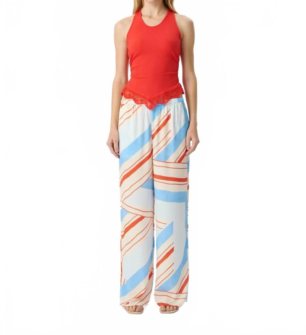 NEW ROAME miles pant in fresco stripe
